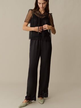 Sorella atelier lace detail yara pants